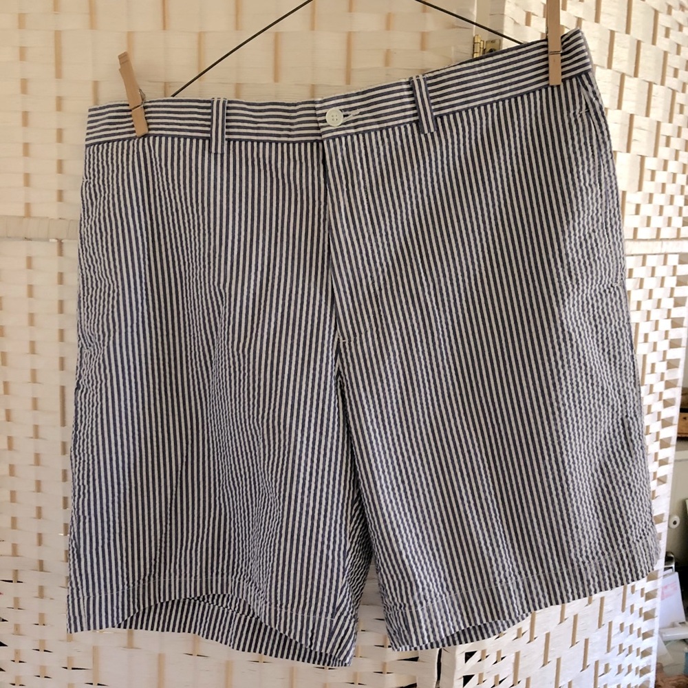 Seersucker shorts from Brooks Brother’s